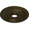 Ekena Millwork Oldham Ceiling Medallion (Fits Canopies up to 8 5/8"), 18"OD x 3 3/8"ID x 7/8"P, Green Gold CM18OL1GGS - alternate 3
